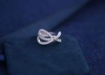 Bow Knot 925 Sterling Silver Rings Adjustable For Women 2mm-10mm