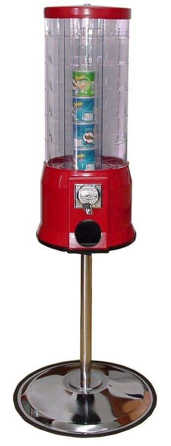 Red ABS Vending Machine Interactive Digital Display Cashless Payment