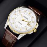 Automatic Date Full Screw Stainless Steel Mens Watches PT5000 Mechanical