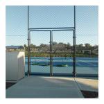 Galvanized Diamond Chain Link Fence Hot Dipped PVC Coated Wire Mesh for Garden