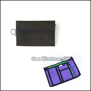 Quality Good promotional high quanlity 2 fold polyester wallet purse gift logo wholesale