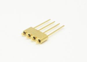 Quality Gold Wire Bonding Surface Glass To Metal Seal Connectors 4 Pins Nail Head wholesale