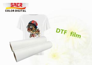 Quality 60cm Width PET DTF Transfer FIlm Roll To Roll For Textiles wholesale