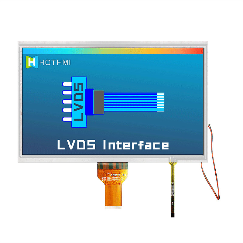 10.1 Inch LVDS IPS Sunlight Readable LCD Display With Resistive Touch Panel H101A9WSIFTKR40