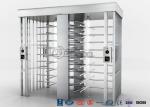 Security Controlled Full height Turnstile Security Gates Rapid Identification