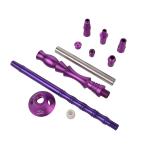 Modern Aluminum Hookah Shisha Six Colors Narguile Nargile Smoking Water Pipe