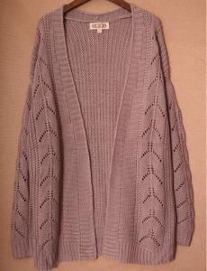 Quality Pink rose , Ladies nice cardigans wholesale
