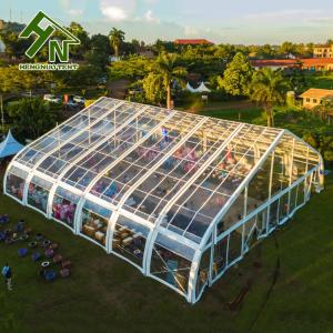 Quality 30x50m Arcum Canvas Party Tent Transparent PVC For Wedding Party wholesale