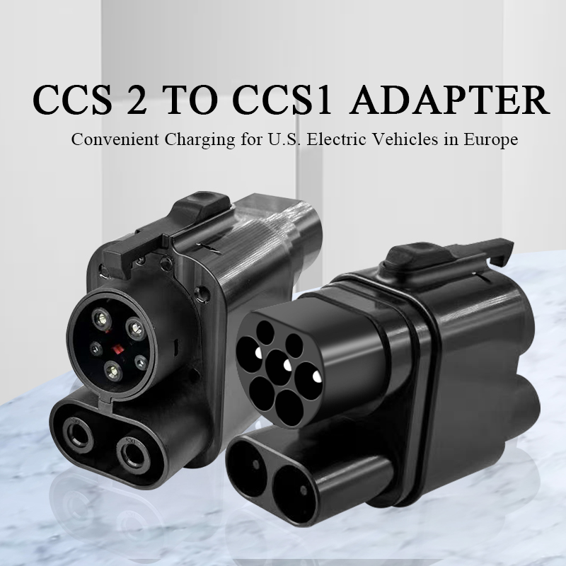 250kw Max Power CCS2 to CCS1 Adapter for EV Charging Rated Current 50-250A Operation Voltage 1000V in One Adapter