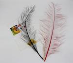 FEDEX Shipping Feathers Millinery Supplies Burnt Ostrich Feathers 50-55cm Hat