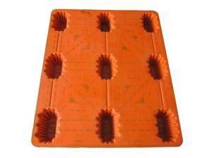 Quality Blow Mould Industrial Plastic Pallet Nestable Lightweight 9 Feet wholesale