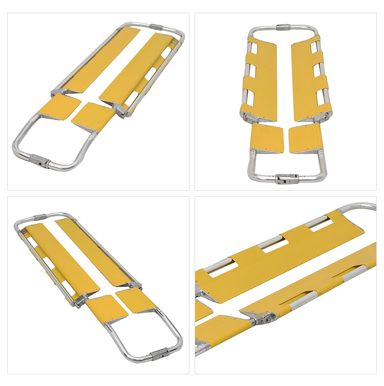 Aluminum Alloy Scoop Type Stretcher For Fracture Or Injured Patients