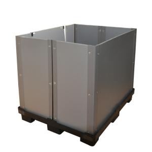 Quality 500kg Collapsible Plastic Coaming Box Coreflute Corrugated Crate wholesale
