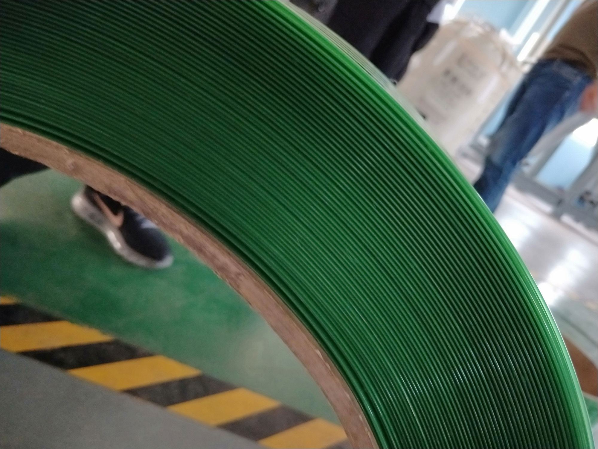 250kg/H Bottle Flake Pet Strap Production Line single screw