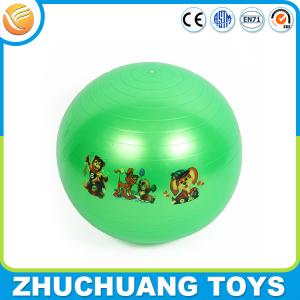 Quality 65cm wholesale pvc inflatable body ball,exercise ball logo printing wholesale