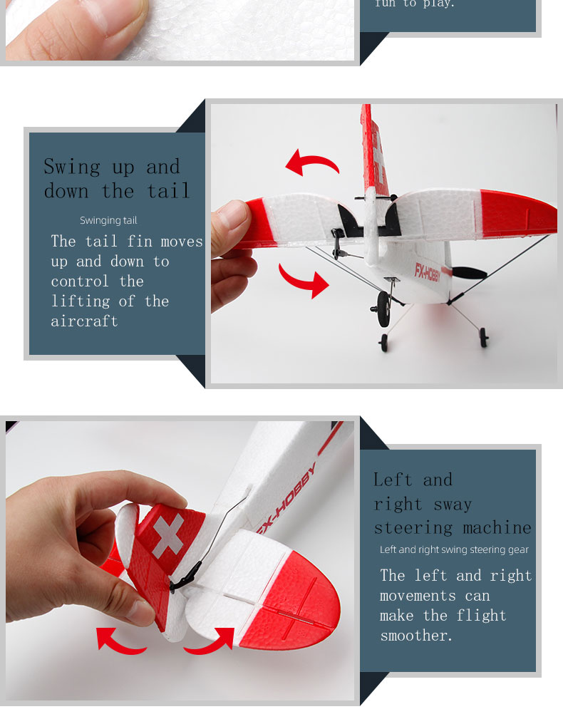 Ready-to-Go 172 2.4g 3ch 6g Gyro Brushless Aerobatic Radio Control Hobby Airplane Rc Trainer Aircraft Flight Stabilisation
