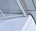 Clear Glass 800x1400mm Pivot Shower Screen 6mm