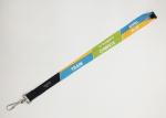 Fashionable Screen Printed Lanyards / Event Staff Lanyards With Customized Logo