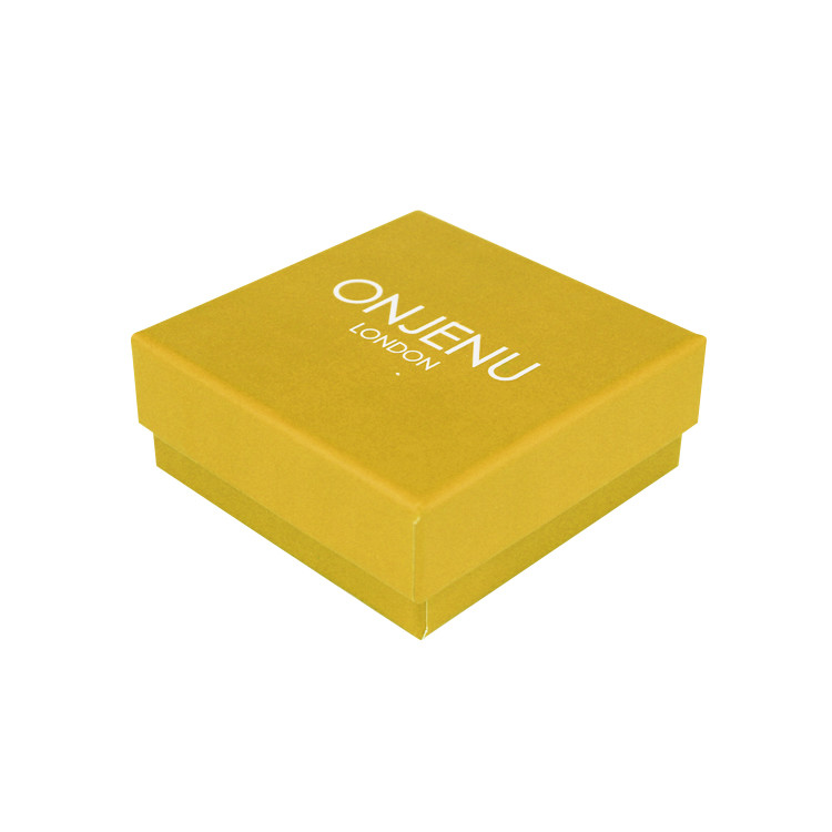 Art Paper Custom Cardboard Jewelry Box For Gem Stone Bangle Packaging With Sponge Insert
