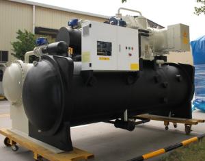 Quality 6kV 3 Phase 50Hz Shell Tube Centrifugal Chiller With Touch Screen Panel wholesale