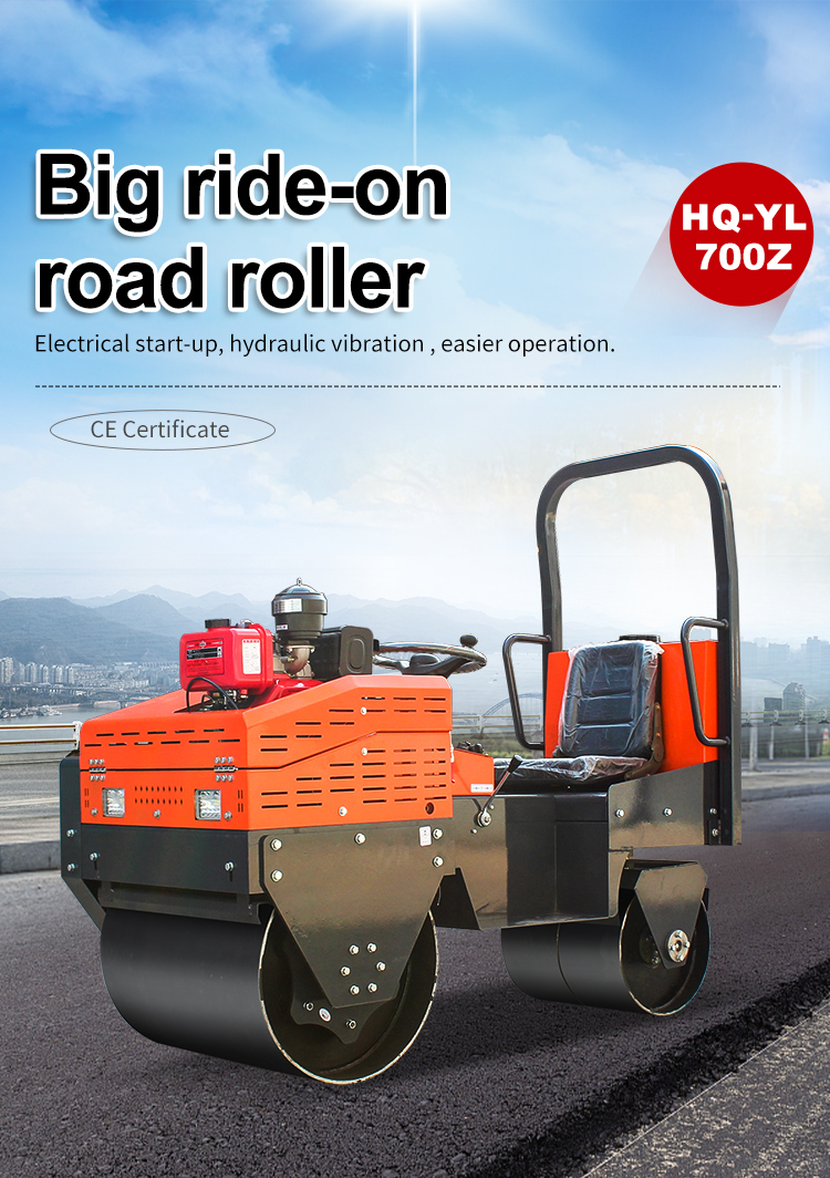 Small-Scale Construction Made Easy with 700 Type Road Roller and EPA Engine Model