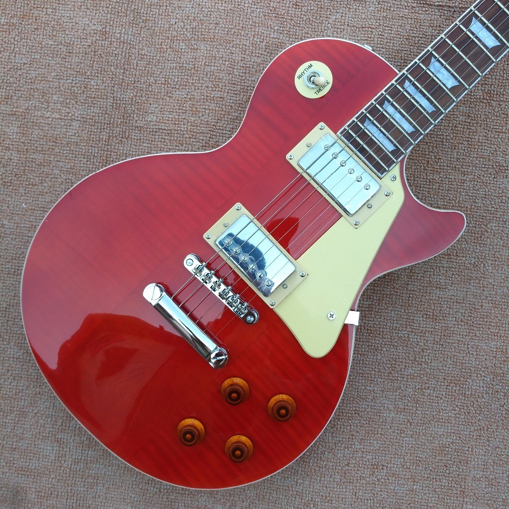 New style high quality Standard LP 1959 R9 electric guitar, Quilte Maple top rosewood fingerboard Electric guitar, free