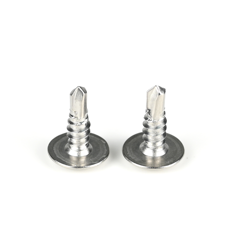 410 Stainless Steel Truss Wafer Phillips Head Self Drilling Screws for Electric Appliance