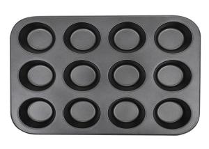 Quality RK Bakeware China Foodservice Nonstick Aluminum Muffin Baking Tray wholesale