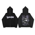 OEM Custom Oversized High Quality 100% Cotton Full Face Zip up Hoodie Heavyweigh