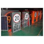 12inch 13.4inch Solar Portable Radar Speed Limit Signs For Detecting Distance