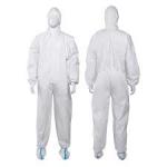 SMS Polypropylene Ppe Disposable Protective Suit Anti Exposure Water Resistant