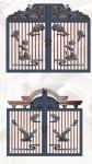Power Coated Frame Aluminium Garden Gate Sustainable