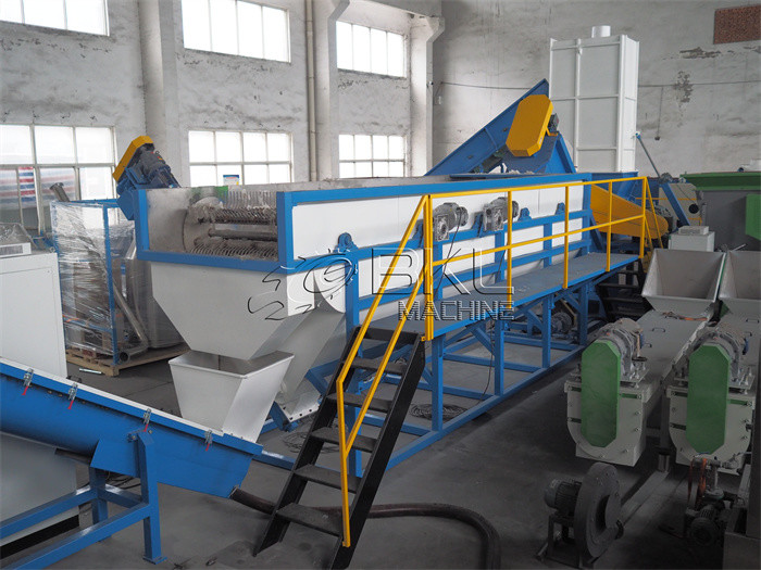 Plastic Recycling Lines In Washing Plant Machine