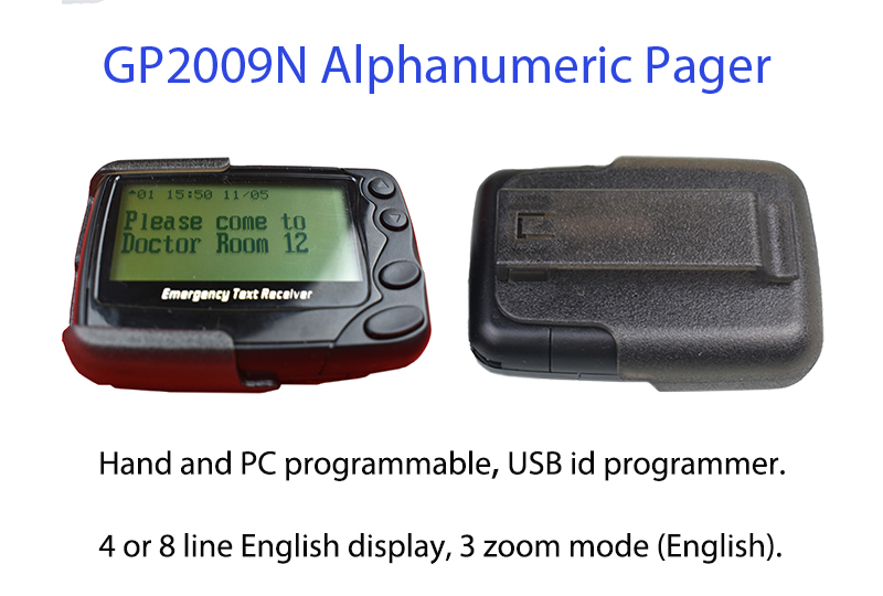 New arrival wireless nurse call system POCSAG call button and customize text BP beeper