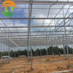 Ventilation System Included Venlo Glass Greenhouse with Galvanized Pipe Steel