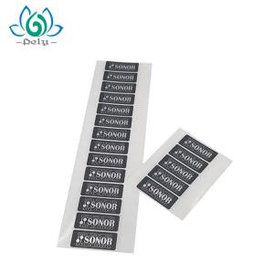 Quality Dumb Black CMYK PET Label Printing Custom Self Adhesive wholesale