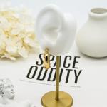 Helix Gold Barbell Earring 16g Gold Cartilage Piercing Earrings