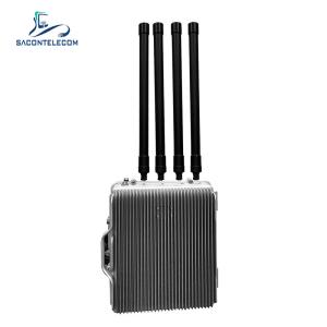 Quality Outdoor Drone Signal Jammer Waterproof 240w Powerful 2000m Long Distance wholesale