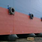 Inflatable Rubber Balloon Ship Launching Marine Airbags For Dock Vessel