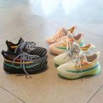 Soft Breathable Kids Flyknit Sports Shoes 25-36 size outdoor hiking running