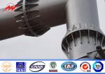 Galvanization 25M High Mast Tower Flange Tubular Steel Monopole Communication