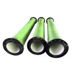 South Africa Mining Ceramic Lined Hose Black with Clamps Coupling