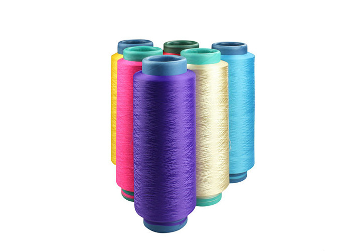 DTY Weft Twisted Draw Textured Yarn , 100% Polyester Yarn Dty High Tenacity