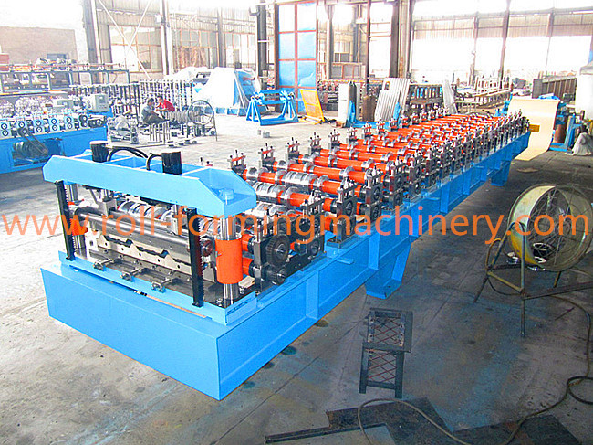 15m/min Forming Speed, Roofing Roll Forming Machine With 18 Forming Stations