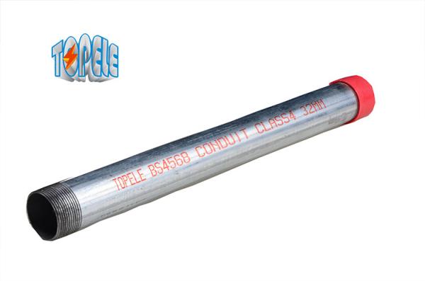 Hot Dip Galvanized Steel BS4568 Conduit Class 4 GI PIPE With Coupler And