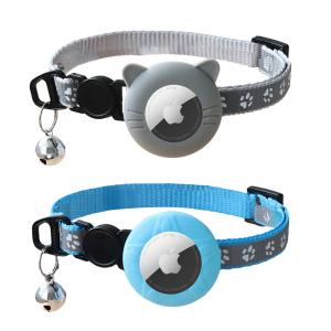 Quality AirTag-Compatible Adjustable Pet Collar | Anti-Lost Tracker for Cats and Dogs | Peace of Mind for Pet Lovers wholesale