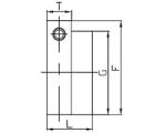 Linear bearings SHF-B...B - Shaft Supporting Housing SHF13B