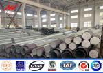 Electric Power Transmission Tubular Steel Poles Q345 86um Hot Dip Galvanized