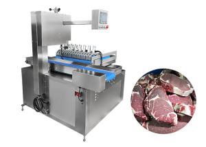 Quality High Speed Double Saw Blades Frozen Meat Band Saw Cutting Machine With Large In-Feed wholesale