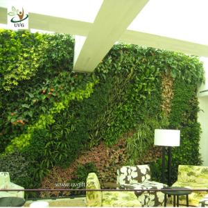 Quality UVG GRW030 Green Color Artificial Plants and Flowers for Outdoor Garden wall Grass Walls wholesale